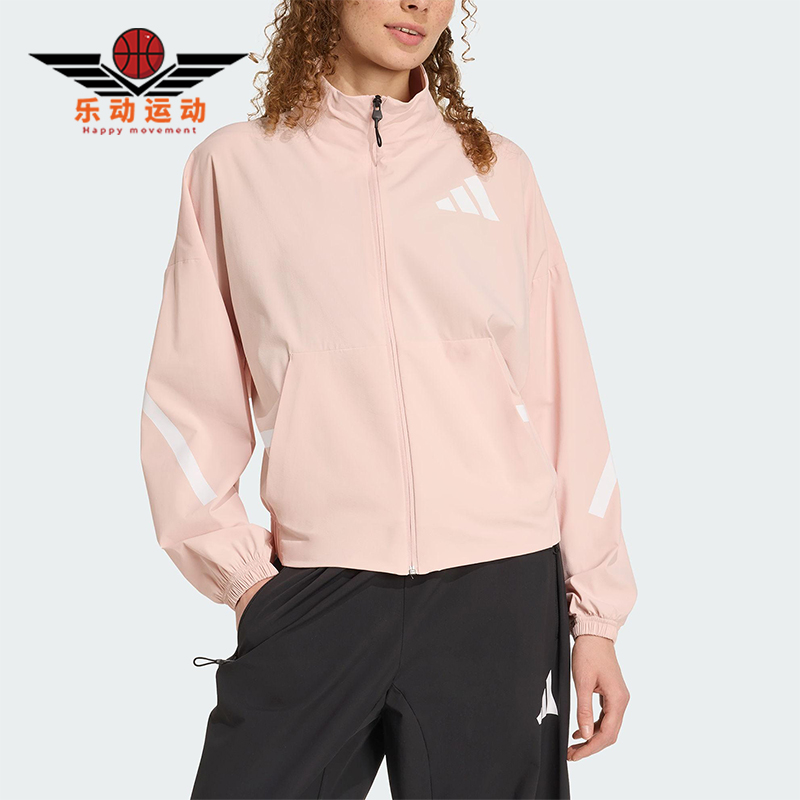 Adidas/阿迪达斯正品W Z.N.E. WV TT女士运动梭织宽松外套KE4883
