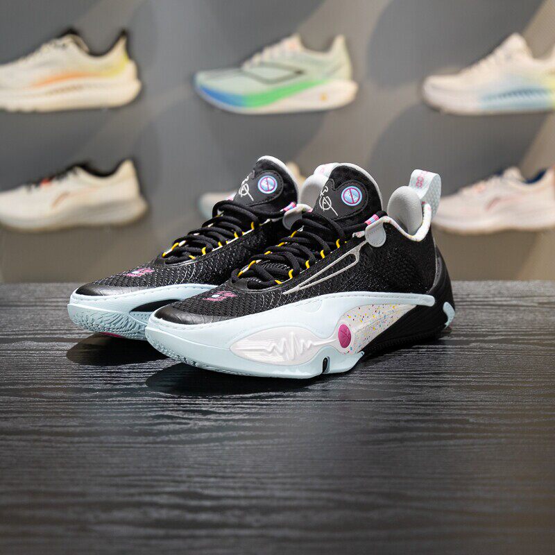 李宁正品韦德全城14男子防滑耐磨专业运动训练篮球鞋ABAW001-13