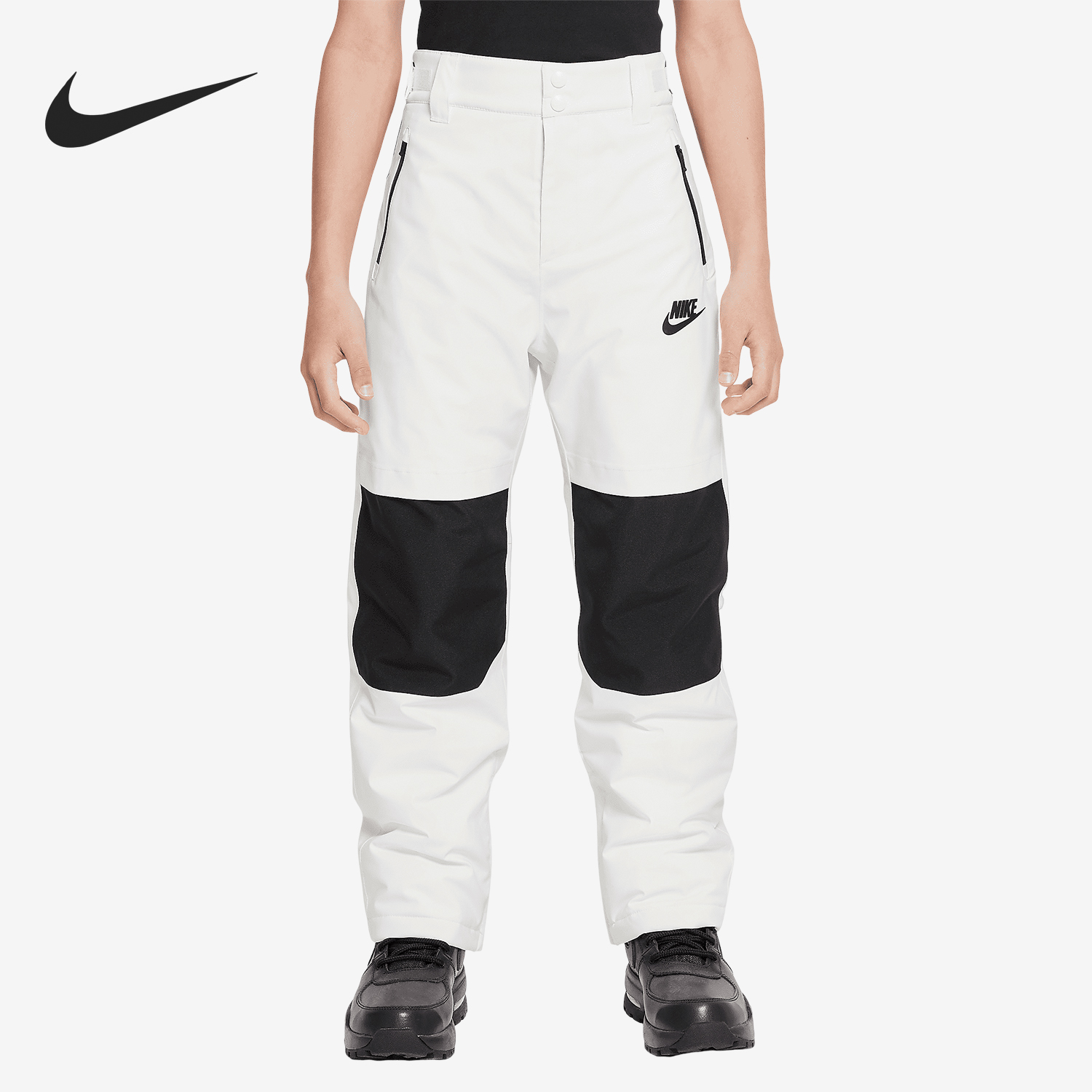 Nike/耐克正品冬新款大童运动拼接直筒梭织长裤HV1604-133