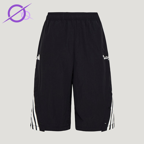 Adidas/阿迪达斯正品女士足球风轻户外宽松经典运动短裤KZ2392