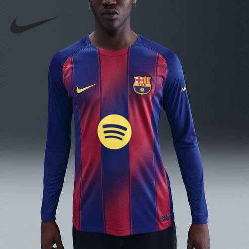 Nike/耐克正品Dri-FIT 男士足球训练拼接运动长袖HJ4611-456