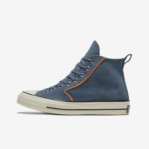 Converse匡威 三星标撞色拼接翻毛皮复古休闲帆布鞋男女169370C