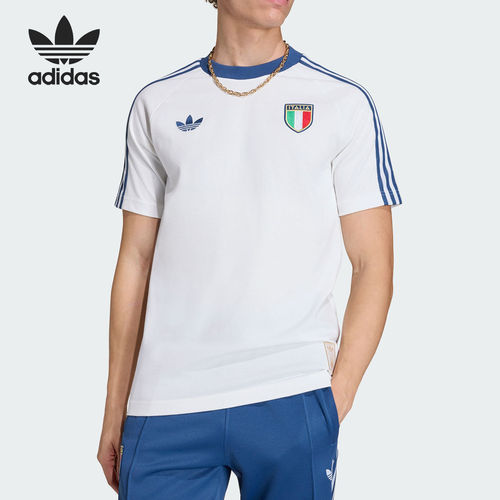 Adidas/阿迪达斯正品ITALY T-SHIRT男士足球短袖T恤KC6611