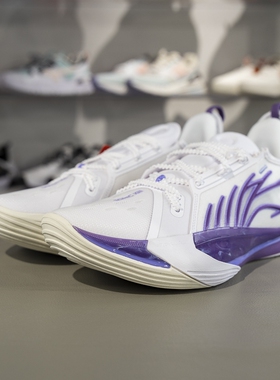 李宁正品音速13男子舒适透气低帮稳定支撑实战篮球鞋ABAV025-7