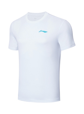 Lining/李宁正品羽毛球系列男女速干凉爽运动短袖T恤AHST347-3