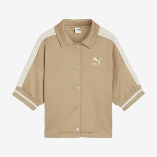 Puma彪马正品女翻领短袖轻便舒适户外运动夹克624343-83