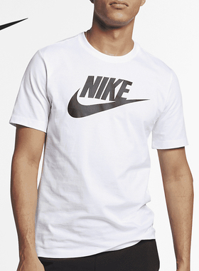 Nike/耐克正品运动男士时尚简约休闲透气短袖T恤AR5004-101