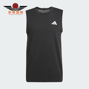 TOP男士 Adidas TANK 夏季 休闲运动健身背心T恤JE5674 阿迪达斯正品