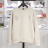 CROSS男子加绒保暖宽松圆领套头卫衣AWDU699 李宁正品 2024新款