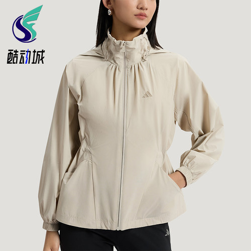 Adidas/阿迪达斯正品SFL WV JKT女士宽松防晒户外时尚外套KH2659
