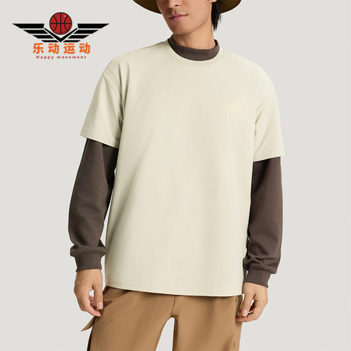Adidas/阿迪达斯正品夏季男士运动户外时尚印花宽松短袖T恤KE3703