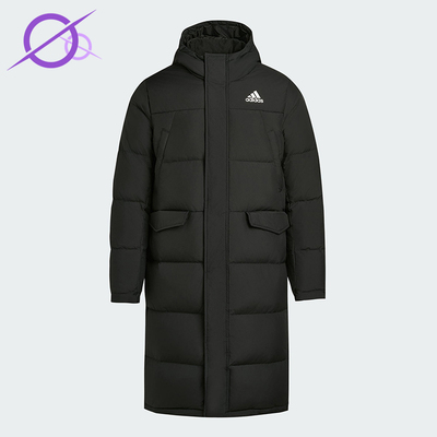 Adidas/阿迪达斯正品LONG DOWN PARKA男士运动保暖羽绒服KE5405