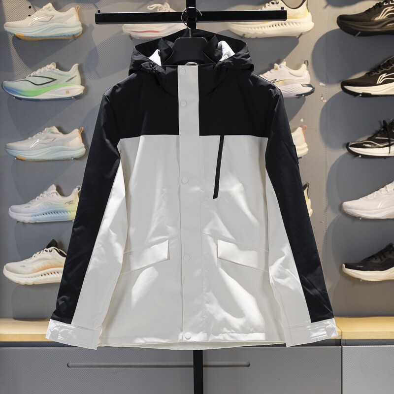 李宁正品2025新款男子舒适吸湿排汗宽松运动夹克外套AFDVC63-7