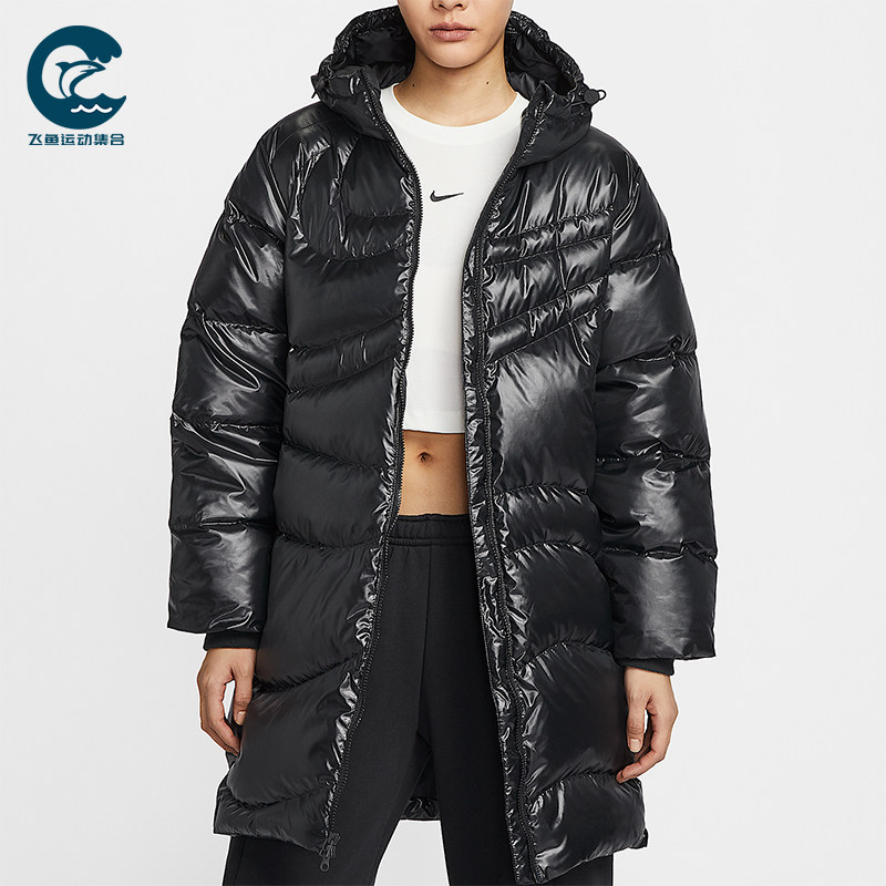 Nike/耐克正品冬季新款女士户外拒水保暖中长款羽绒服HV2752-010