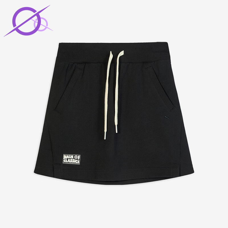 Puma/彪马正品HAUS OF CLASSICS女士运动抽绳休闲短裙633732-01