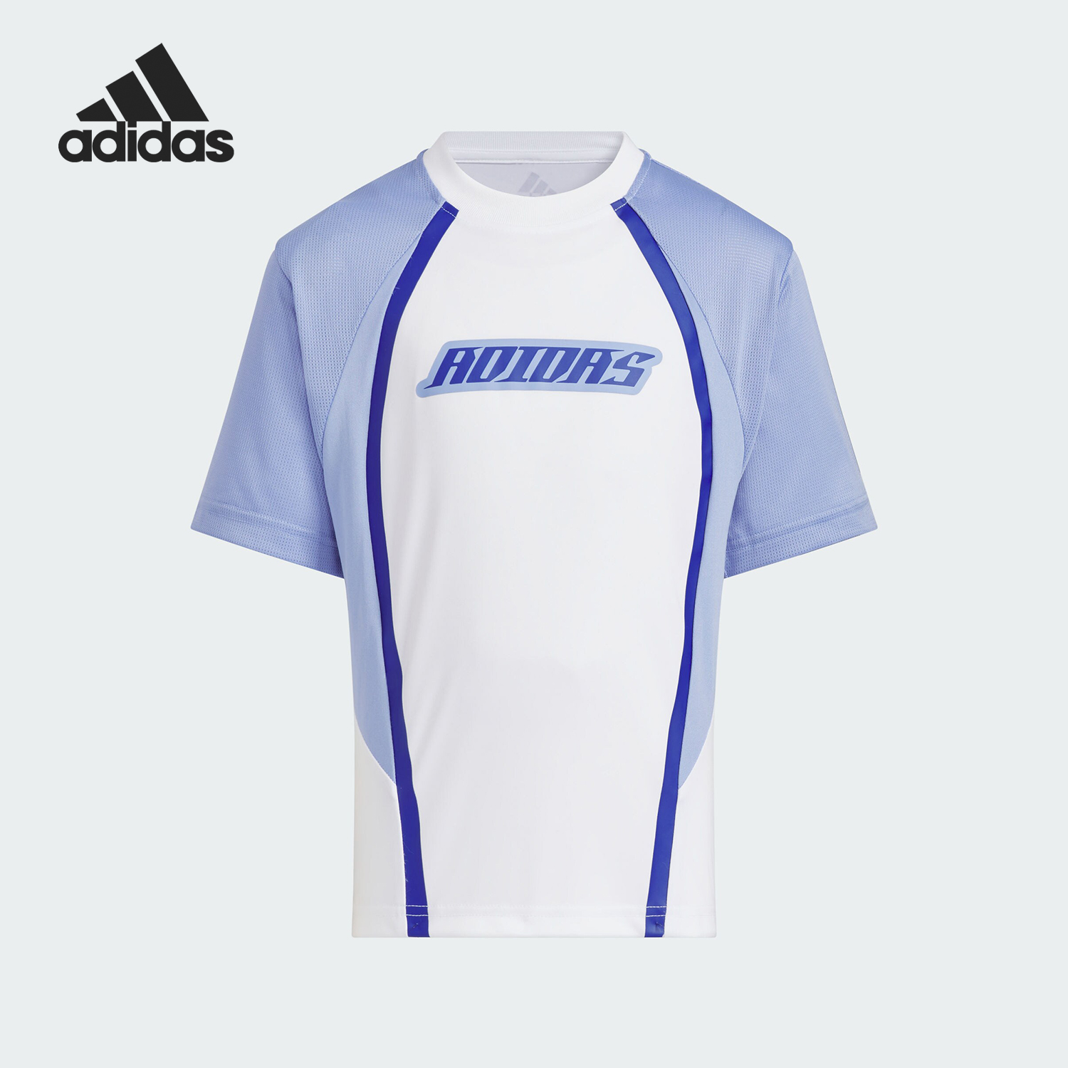 阿迪达斯小童运动休闲短袖