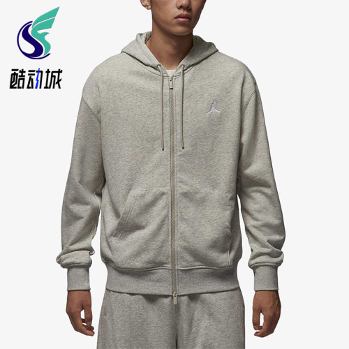 Nike/耐克正品JORDAN男士连帽运动针织刺绣休闲外套FV7292-050