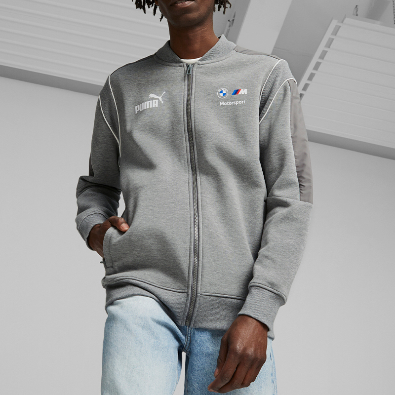 Puma/彪马正品当季新款男士拉链运动休闲宽松针织夹克外套
