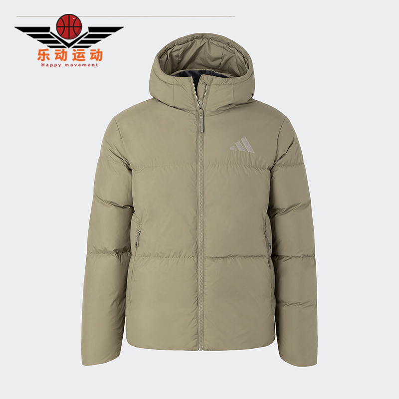 阿迪达斯男士户外保暖运动羽绒服