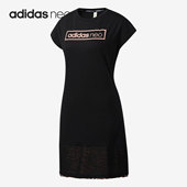 女子透气休闲运动连衣裙CD1240 Neo夏季 Adidas 阿迪达斯正品