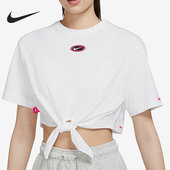 耐克正品 T恤DX6292 夏季 女子休闲系带透气短袖 100 新款 Nike