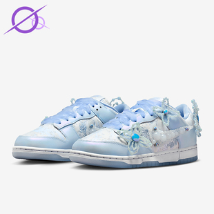 耐克正品 HV8575 Dunk 花卉轻便休闲板鞋 100 Low女士运动时尚 Nike