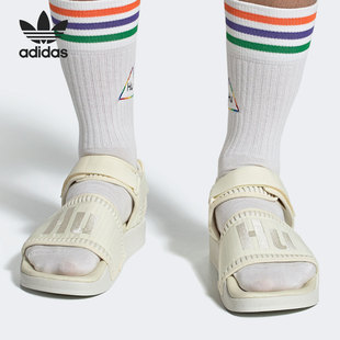 三叶草ADILETTE魔术贴涼鞋 2020新款 EG7831 阿迪达斯正品 Adidas