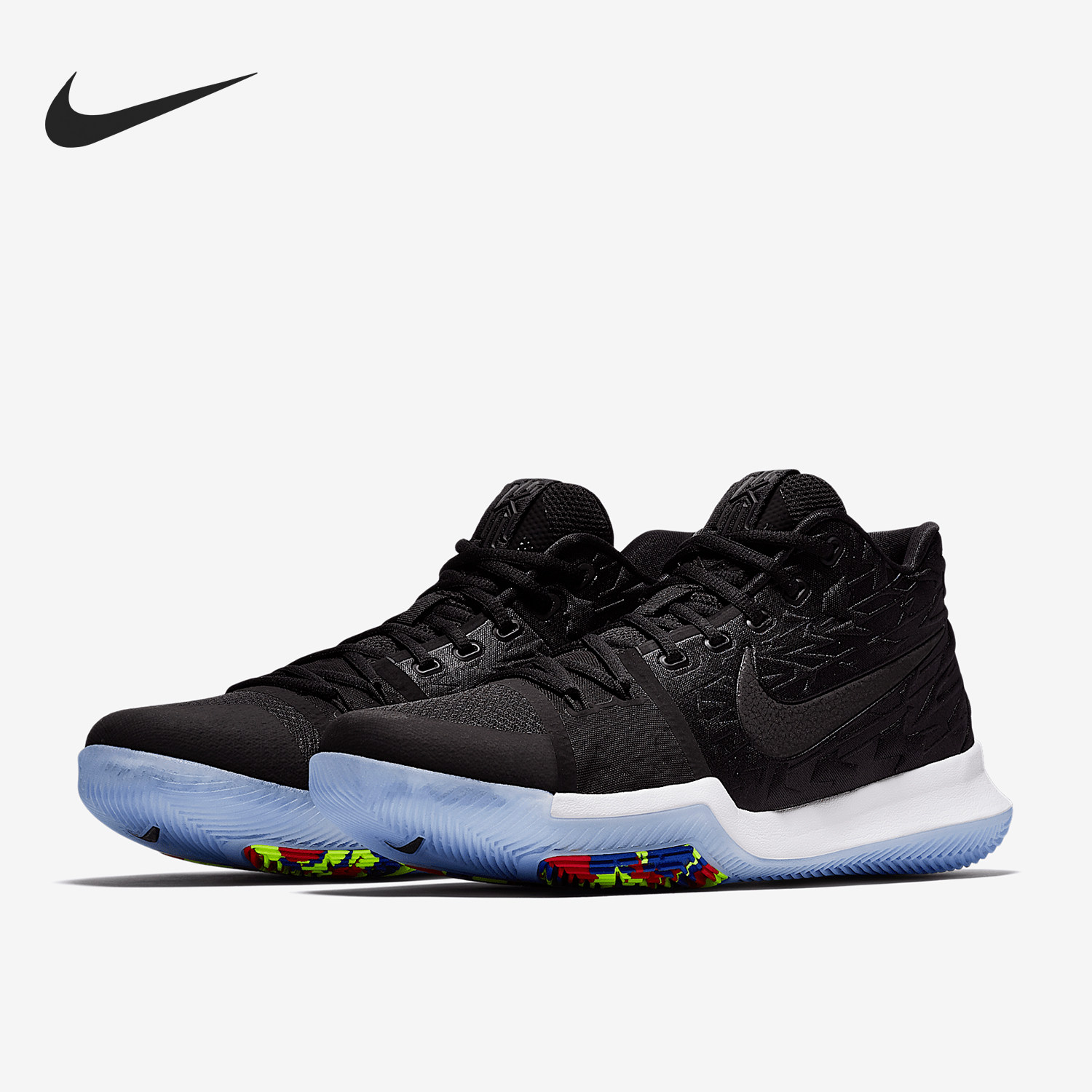 Nike/耐克正品运动男士系带减震中帮实战篮球鞋852396-009