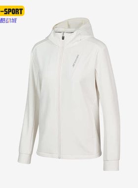 Skechers/斯凯奇正品新款女子加绒针织运动休闲连帽外套P421W081