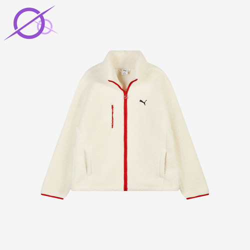Puma/彪马正品SHERPA FZ男士拉链宽松长袖绒感外套694990-18
