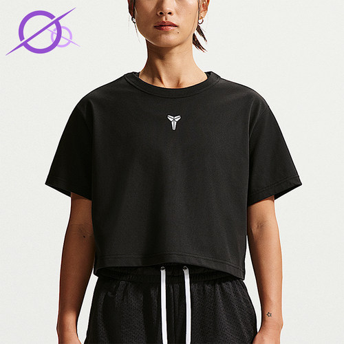 Nike/耐克正品Kobe Dri-FIT女士透气短款篮球短袖T恤IO8290-010