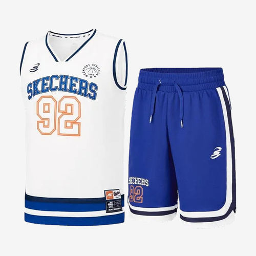 Skechers斯凯奇正品儿童休闲运动套装速干透气篮球P225B087-002V