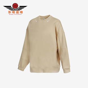 女士耐穿圆领套头宽松卫衣DD5611 Nike 款 2025冬季 206 耐克正品