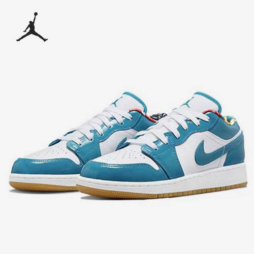 Nike/耐克正品Air Jordan 1 女子GS大童复古篮球鞋DM0589-400