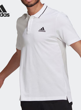 Adidas/阿迪达斯正品男子夏季运动休闲时尚短袖POLO衫 GK9221
