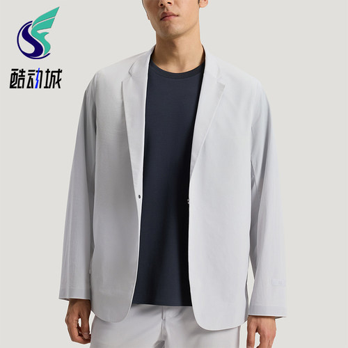 Adidas/阿迪达斯正品2026男士运动时尚休闲凉感西装外套KG0849