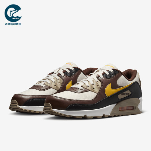 Nike/耐克正品Air Max 90男女低帮拼接气垫减震跑步鞋FD5810-201