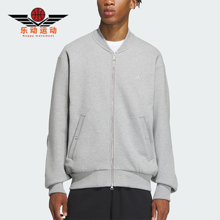男士 Adidas 阿迪達(dá)斯正品 春秋款 針織休閑外套IX6819 寬松立領(lǐng)經(jīng)典