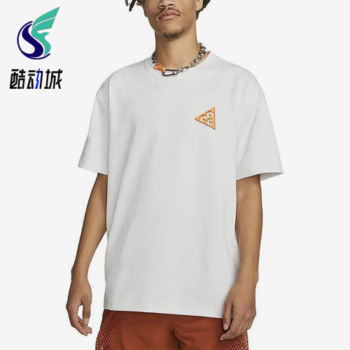 Nike/耐克正品2025 男士印花圆领透气针织经典休闲短袖FB8125-121