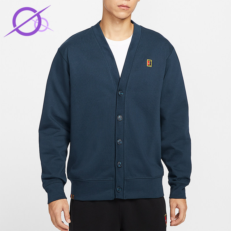 Nike/耐克正品Court Fairway男士长袖针织休闲运动开衫IM9362-478