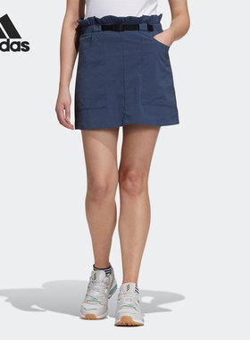 Adidas/阿迪达斯正品高尔夫女子透气防走光运动短裙GM0789