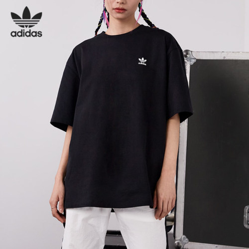 Adidas/阿迪达斯正品三叶草春季新款女子运动短袖T恤HD2354