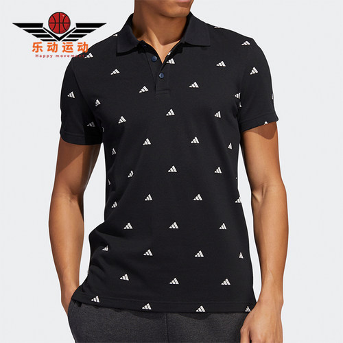 Adidas/阿迪达斯正品新款男士运动休闲经典印花短袖POLO衫FT2802