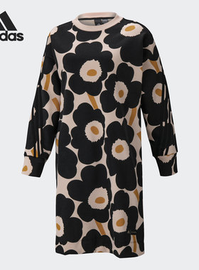 Adidas/阿迪达斯正品 Marimekko 合作款女子加绒连衣裙H57324