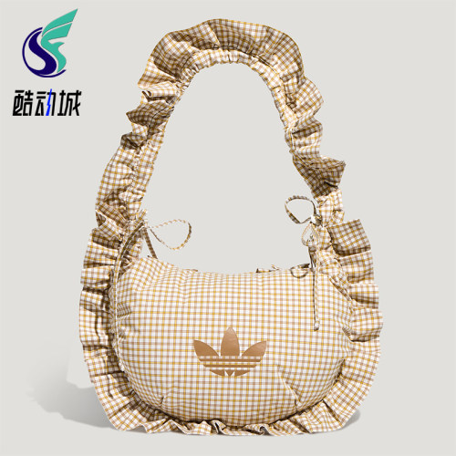 Adidas/阿迪达斯正品三叶草PLAIDRUFLEBAGL新款经典单肩包KX6986