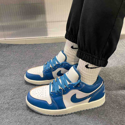 Nike/耐克正品Jordan男子复古低帮耐磨运动篮球鞋FN5214-141