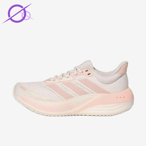 Adidas/阿迪达斯正品SUPERBOUNCE新款女经典粉米白色跑步鞋KK2374