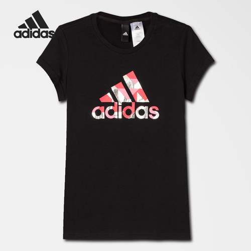 Adidas/阿迪达斯正品女士休闲时尚柔软透气潮流短袖T恤CG0748