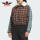 三叶草女士休闲翻领耐穿保暖短款 Adidas 阿迪达斯正品 棉服KA9732