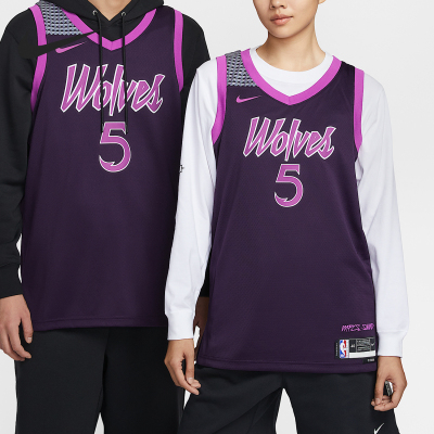 Nike/耐克正品2025男士耐穿V领套头运动篮球背心T恤HM6334-525